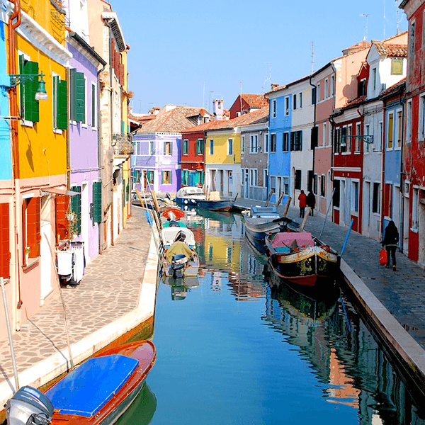 As ilhas de Murano e Burano